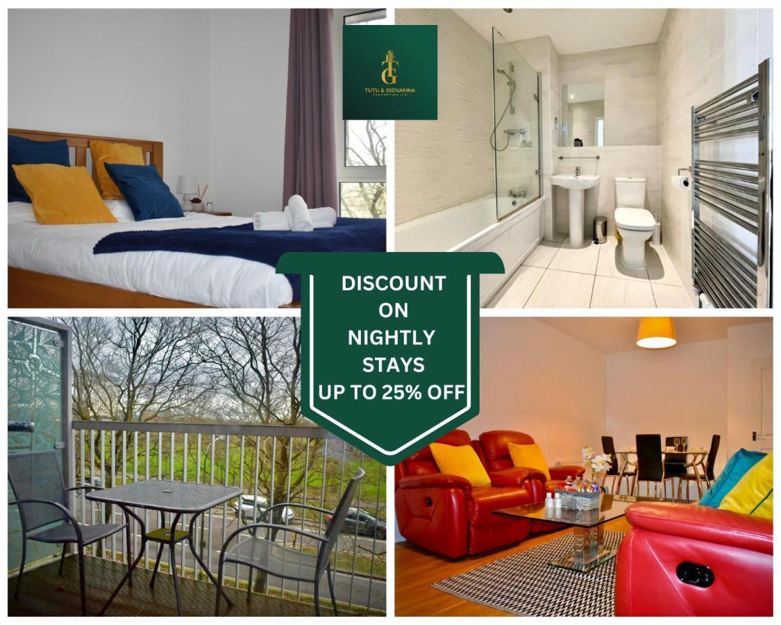 Classy Campbell Park Apartment, Balcony & Free Parking Milton Keynes Bagian luar foto